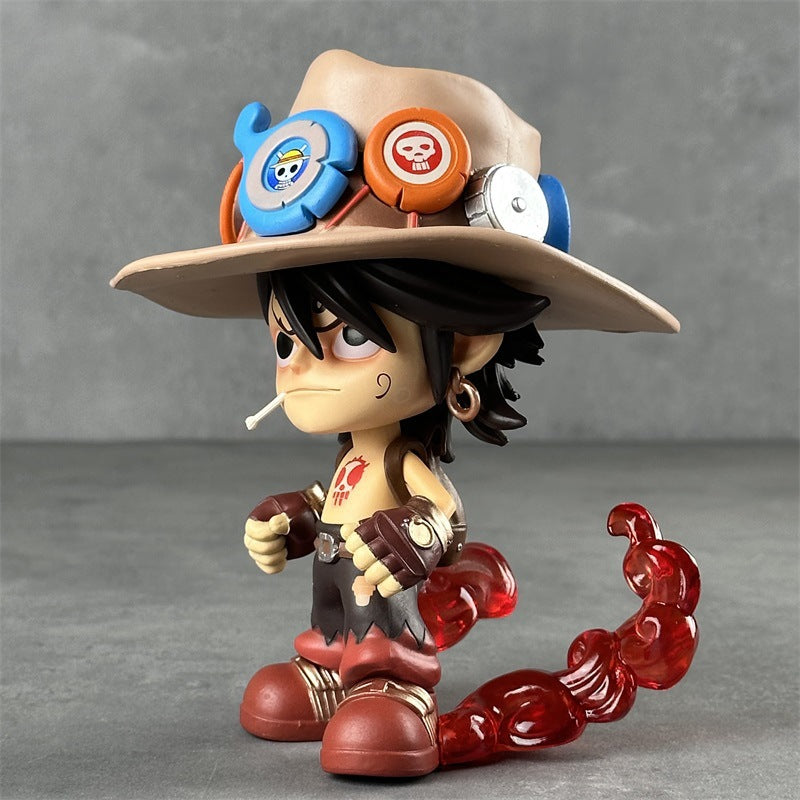 One Piece Ace Chibi Action Figure – Portgas D. Ace Collectible Toy