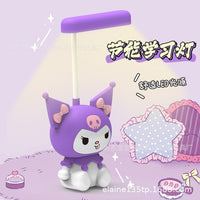 Cute Sanrio Character LED Table Lamp with Built-in Sharpener – My Melody & Kuromi Desk Light for Kids, Students & Kawaii Lovers
