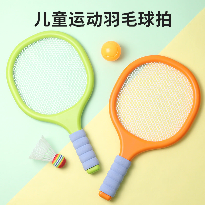 Kids Badminton Racket Set with Shuttlecock – Lightweight Outdoor Sports Toy for Children