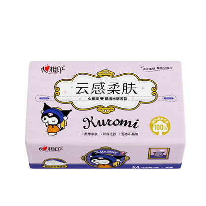 Sanrio/Kuromi Soft Pocket Tissue Pack | Cute Travel Facial Tissues | Mini Portable Tissue Paper (Multipack)