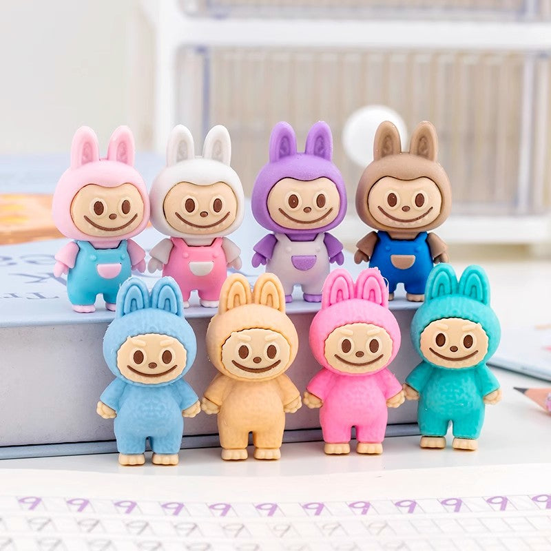 Labubu Kawaii Eraser Set  of 4
