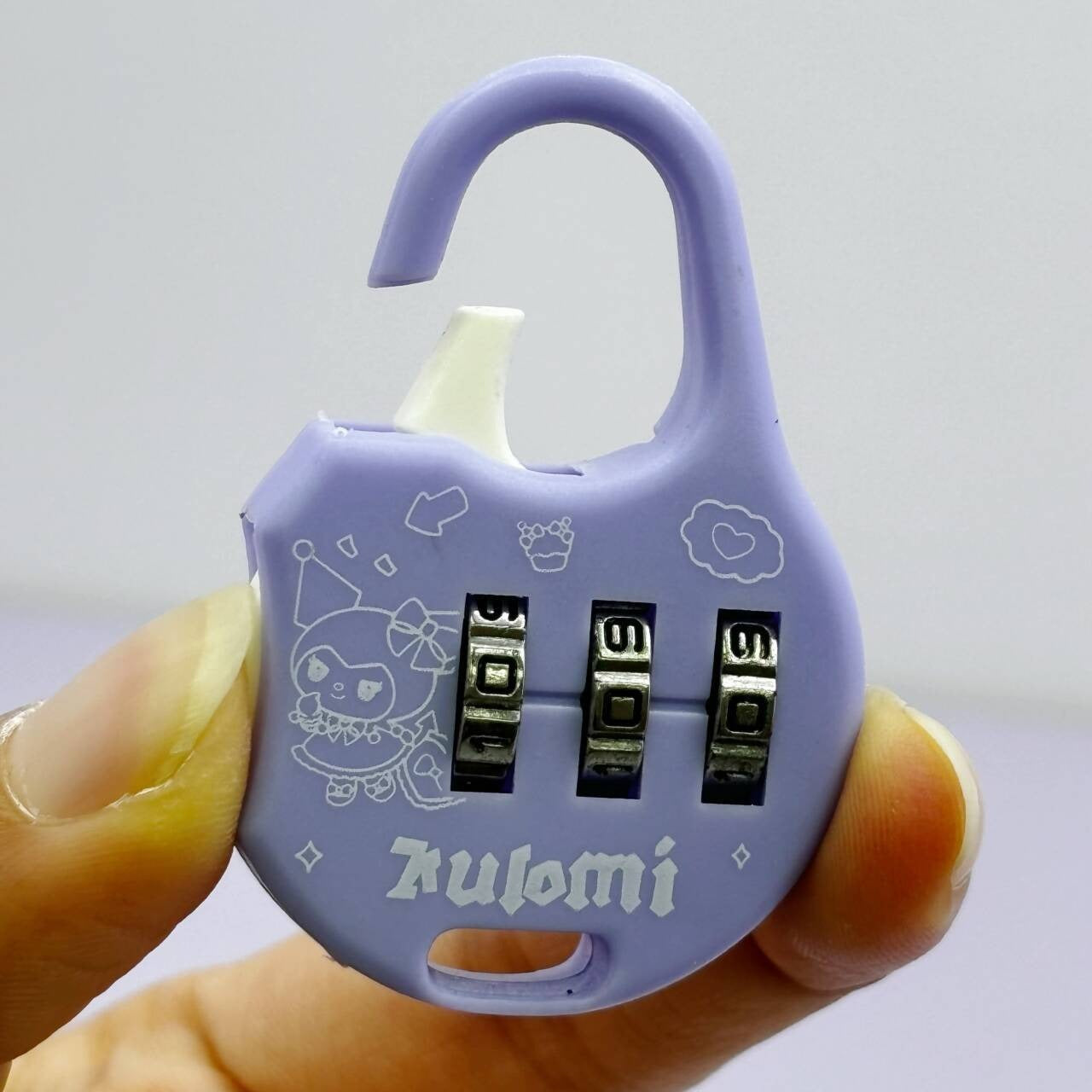 Kawaii Mini Password Lock Set of 4 | 3-Digit Combination Padlocks | Cute Cartoon Luggage, Diary & Locker Locks for Kids