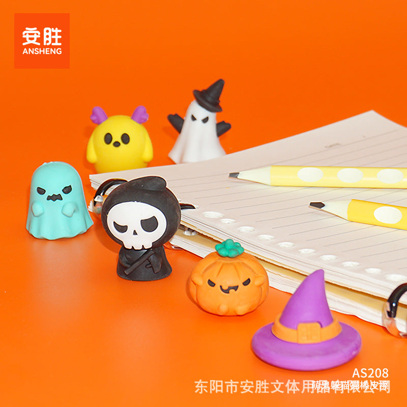 Ghost Theme eraser set