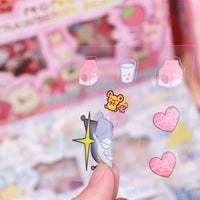 ✨ Kawaii Capybara Sticker Box – Cute Cartoon Stickers Set ✨