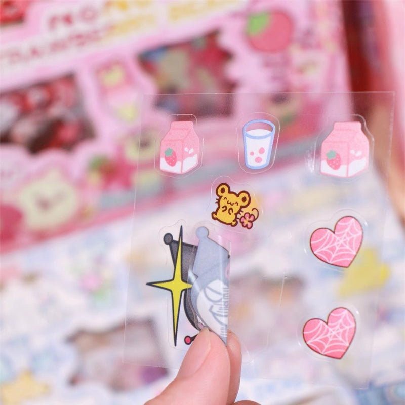 ✨ Kawaii Capybara Sticker Box – Cute Cartoon Stickers Set ✨