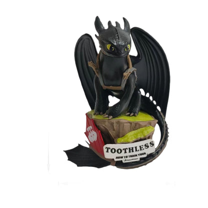 Toothless Dragon Action Figure 14cm – How to Train Your Dragon Night Fury Collectible Statue Toy | Anime Dragon Figurine for Kids & Fans