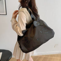 Hello Kitty Kawaii Shoulder Tote Bag for Women | Cute Large Capacity Hello Kitty Handbag for College, Office & Daily Use