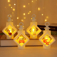 LED Christmas Theme Decorative Lantern – Warm White Festive Glow Lamp for Home Décor