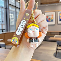 Cry Baby Character Keychain with Wrist Strap