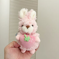 Kawaii Plush Bunny Keychain | Soft Cute Rabbit Bag Charm