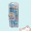 Pig pencil set with Heart Eraser & Sharpner