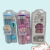 Pig pencil set with Heart Eraser & Sharpner
