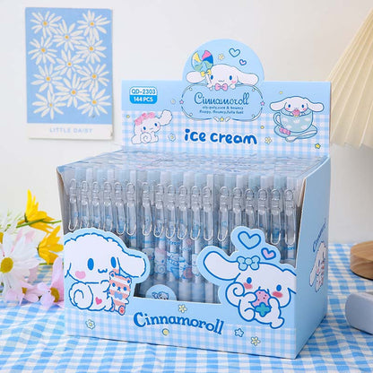 Cinnamoroll 12 Pcs Cute Gel Pen Set – Sanrio Kawaii Cartoon Blue Ink Pens for School, Office & Gifting price 225 for set of 12