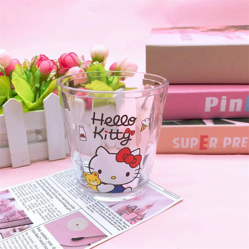 Sanrio Kawaii Cartoon ABS Plastic Cup (Single Piece) – Hello Kitty, Kuromi, My Melody, Cinnamoroll, Pochacco, Hangyodon | Cute Transparent Drink Cup