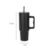 Large Capacity Kawaii Tumbler with Handle and Straw 1200ML – Colorful Travel Water Cup for Hot & Cold Drinks