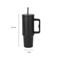 Large Capacity Kawaii Tumbler with Handle and Straw 1200ML – Colorful Travel Water Cup for Hot & Cold Drinks