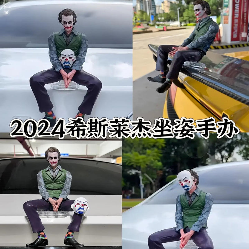 Joker Action Figure with Mask – 27cm Collectible Figurine for Car & Home Decor