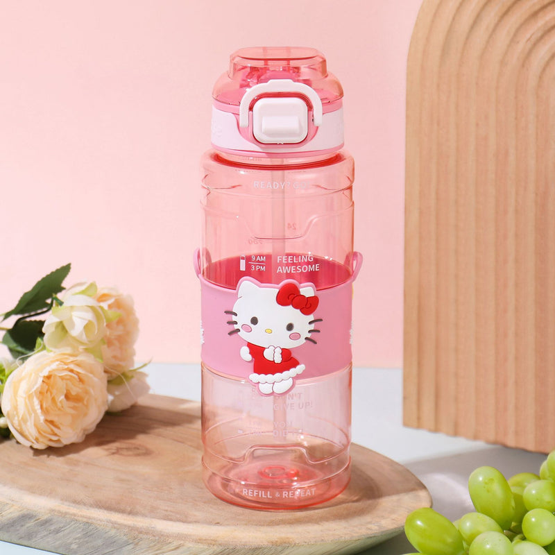 Hello Kitty Kawaii Gift Hamper Set – Water Bottle, Pencil Pouch, Plush Toy & Accessories | Cute Sanrio Gift Box