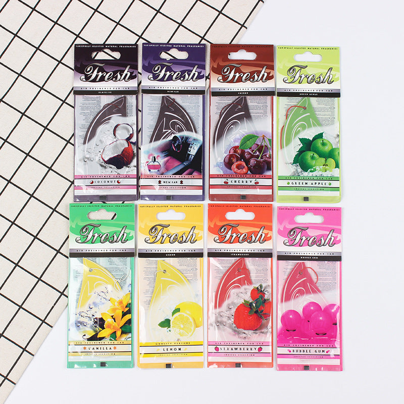 Fresh Hanging Car Air Freshener Set of 6 | Long Lasting Car Perfume | Premium Hanging Air Freshener | Car Fragrance for SUV, Sedan & Hatchback | Mixed Assorted Scents