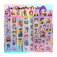 K-Pop Demon Hunter Aesthetic Sticker Set (Pack of 6 Sheets)