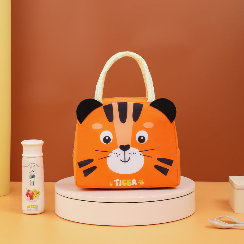 Cute Cartoon Insulated Lunch Bag for Kids & Adults | Waterproof Thermal Lunch Tote | Reusable Lunch Box Carry Bag