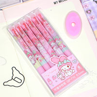 My Melody Cute Back to School Gift Hamper for Girls – Complete School Kit with Backpack, Lunch Box, 3D Mini Flower Bouquet Greeting Card