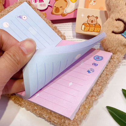 Cute Plush Animal Keychain with Mini Diary Gift Set | Kawaii Plush Keyring & Soft Pocket Notebook Combo | Cartoon Bear Diary Gift Box for Girls, Kids & Teens