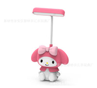 Cute Sanrio Character LED Table Lamp with Built-in Sharpener – My Melody & Kuromi Desk Light for Kids, Students & Kawaii Lovers