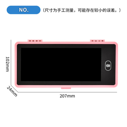 LCD Writing Tablet Pencil Box – Reusable Digital Drawing Pad Stationery Case for Kids | Erasable Drawing Board with Stylus | Smart Study & Art Organizer