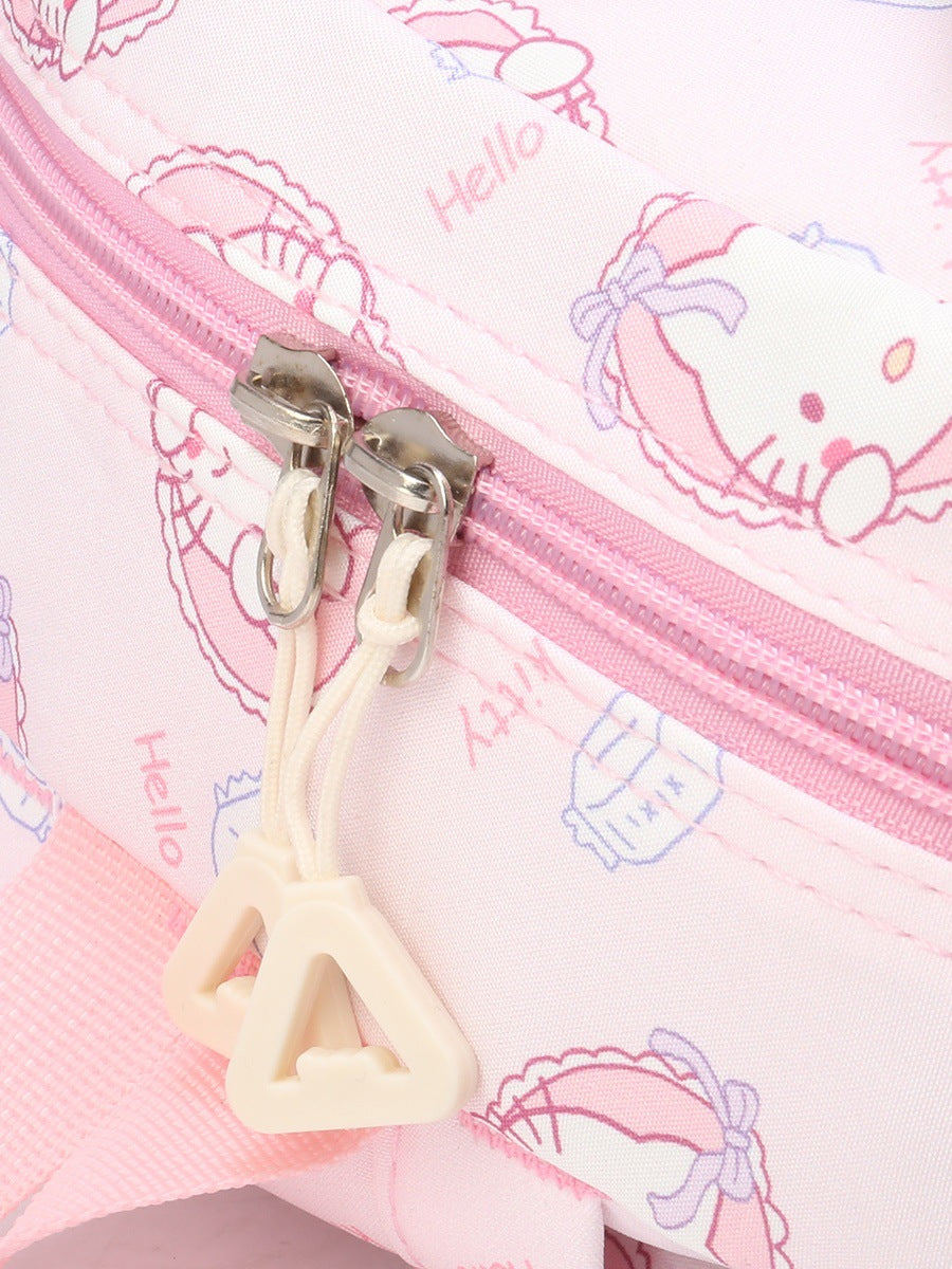 Kawaii Sanrio Mini Backpack with Plush Character – Cute Kids & Girls Shoulder School Bag
