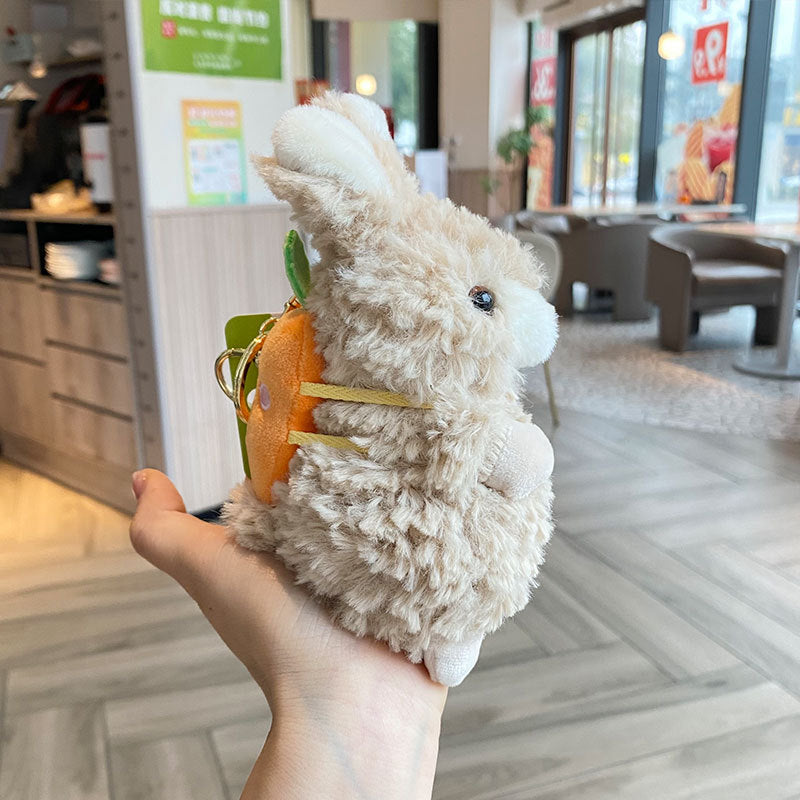 Kawaii Plush Bunny Keychain | Soft Cute Rabbit Bag Charm
