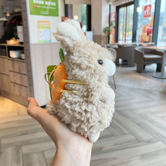 Kawaii Plush Bunny Keychain | Soft Cute Rabbit Bag Charm