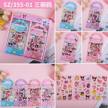 ✨ Sanrio Kawaii Sticker Box Set – Cute Character Collection  (set of 2)✨
