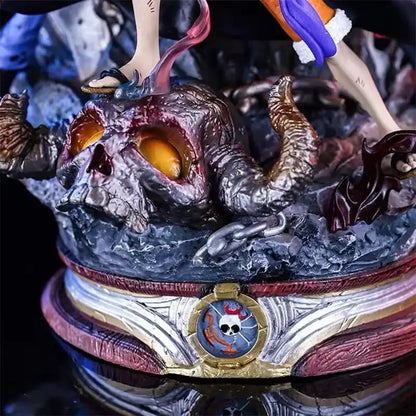 One Piece Trio Figure – Monkey D. Luffy, Trafalgar Law & Eustass Kid Premium Resin Statue | Anime Action Collectible Showpiece