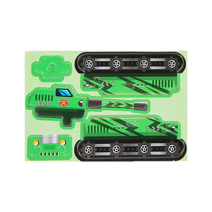 DIY 3D Vehicle Puzzle Cards for Kids (Pack of 3) – No Glue Assembly Toy Set | Airplane, Helicopter, Tank, Ship & Military Vehicle Models | Educational STEM Construction Toy