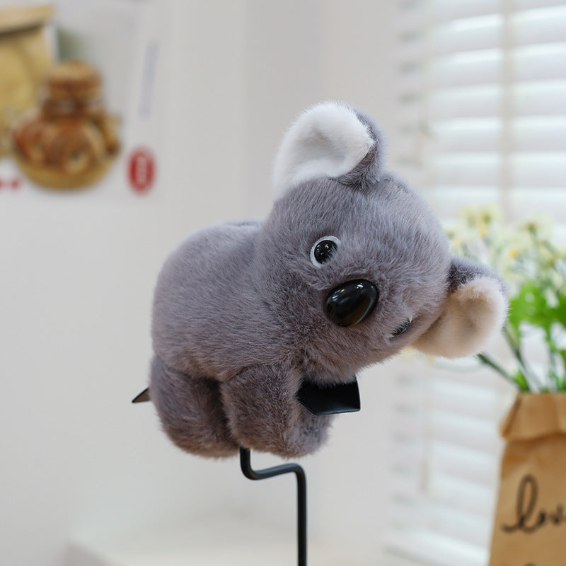 Kawaii Koala Hug Wrist Plush Toy Bracelet – Soft Slap Band Stuffed Animal for Kids & Adults