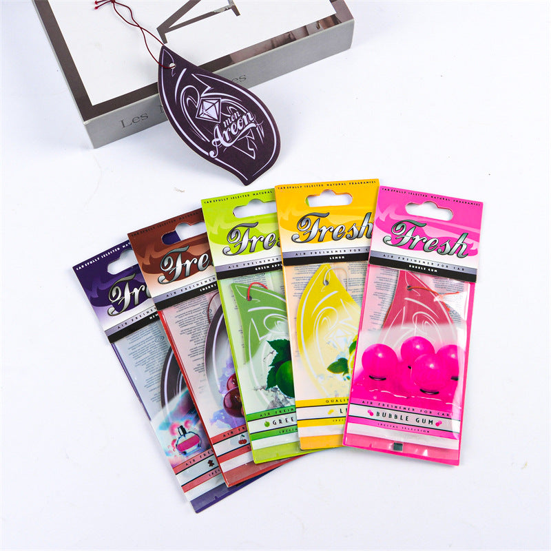 Fresh Hanging Car Air Freshener Set of 6 | Long Lasting Car Perfume | Premium Hanging Air Freshener | Car Fragrance for SUV, Sedan & Hatchback | Mixed Assorted Scents