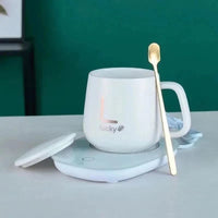 Lucky Touch Electric Warm Cup Set – With Lid