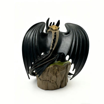 Toothless Dragon Action Figure 14cm – How to Train Your Dragon Night Fury Collectible Statue Toy | Anime Dragon Figurine for Kids & Fans
