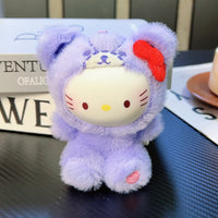 Hello Kitty Plush Teddy Bear Soft Toy – Pastel Hoodie Design