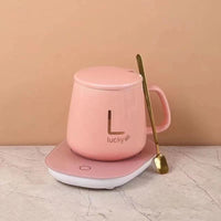 Lucky Touch Electric Warm Cup Set – With Lid