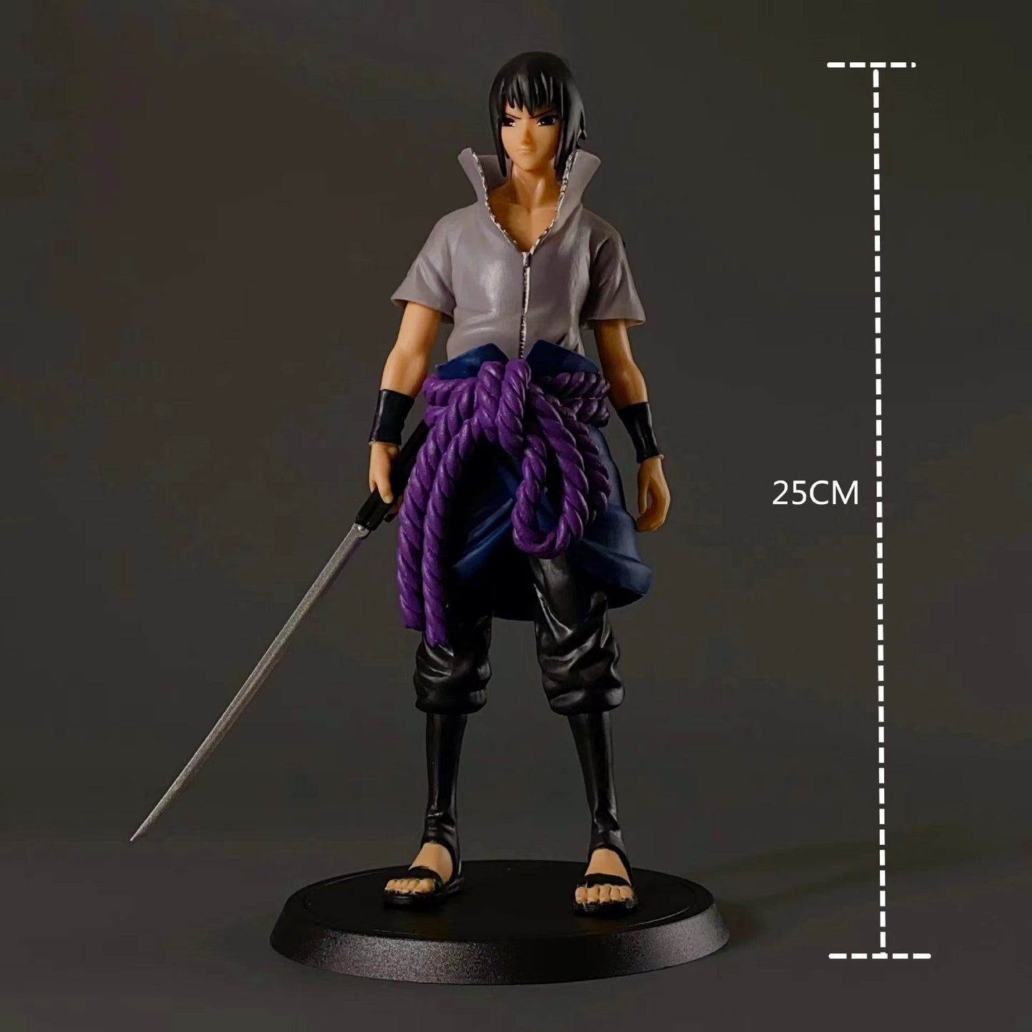 Sasuke Uchiha Anime Action Figure with Sword – 26 cm Grandista Style Collectible | Naruto Shippuden Sasuke Uchiha PVC Figure with Box Packing