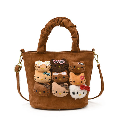 Kawaii Plush Bear Mini Handbag with Sling Strap – Cute Cartoon Tote Purse for Girls & Women (Single Piece)