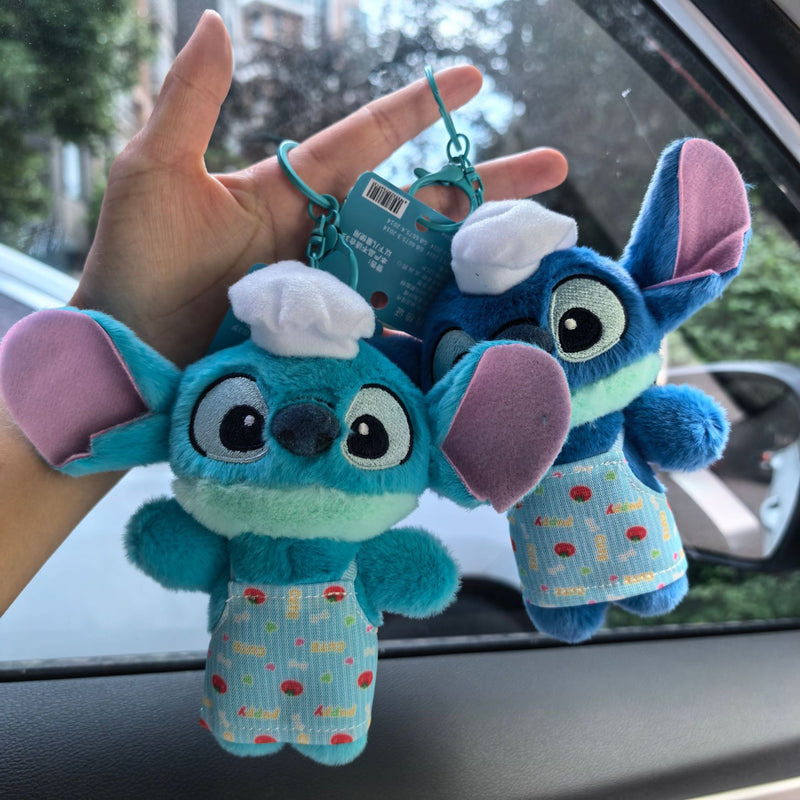 Stitch Chef Kawaii Plush Keychain