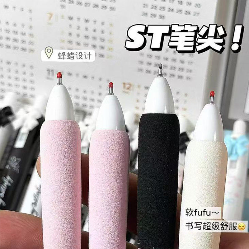 Kawaii Bow-Themed Gel Pen Set (Pack of 4) | Cute Aesthetic Black Ink Pens for School, Office & Journaling