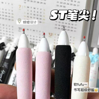 Kawaii Bow-Themed Gel Pen Set (Pack of 4) | Cute Aesthetic Black Ink Pens for School, Office & Journaling