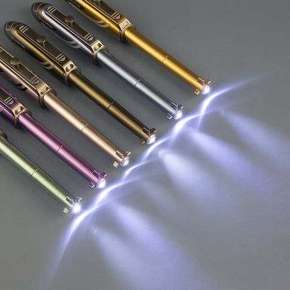 Helicopter Gun Pen with LED Light | Premium Metal Tactical Pen | Creative Stationery Gift for Kids & Adults