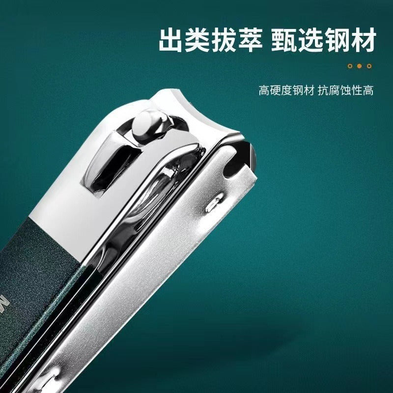 Premium German Precision Manicure Nail Clipper Set (4-in-1) – Stainless Steel Heavy-Duty Nail Cutter Kit with Gift Box