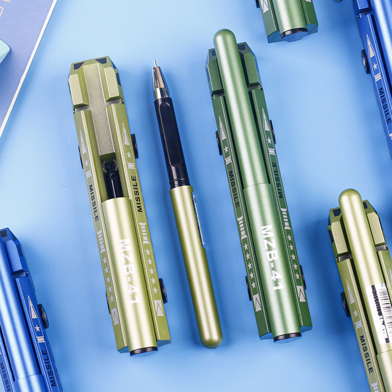 Missile Truck Pen | Army Camouflage Rocket Launcher Pen | Creative Military Design Ball Pen for Kids & Gift