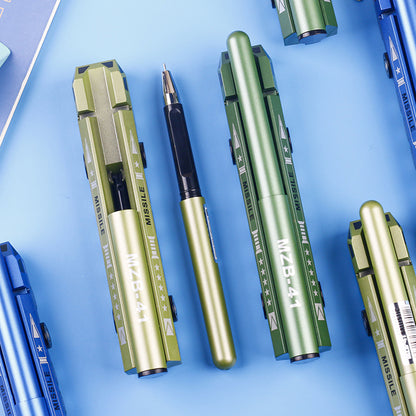 Missile Truck Pen | Army Camouflage Rocket Launcher Pen | Creative Military Design Ball Pen for Kids & Gift